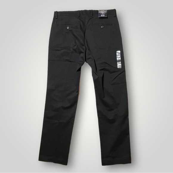 Gap Essential Khaki Straight Leg Black Pants 33”x32” - Picture 14 of 16